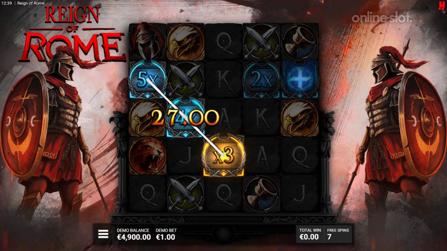 reign of rome slot free spins