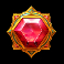 resurrecting riches slot red gem symbol