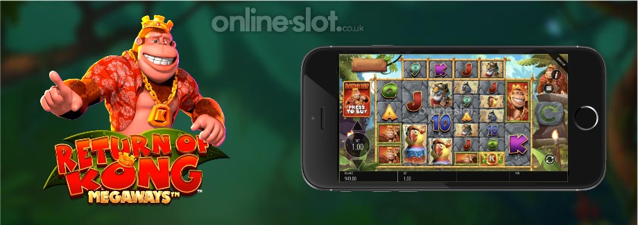 return of kong megaways mobile slot