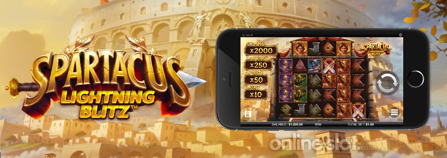 spartacus lightning blitz mobile slot
