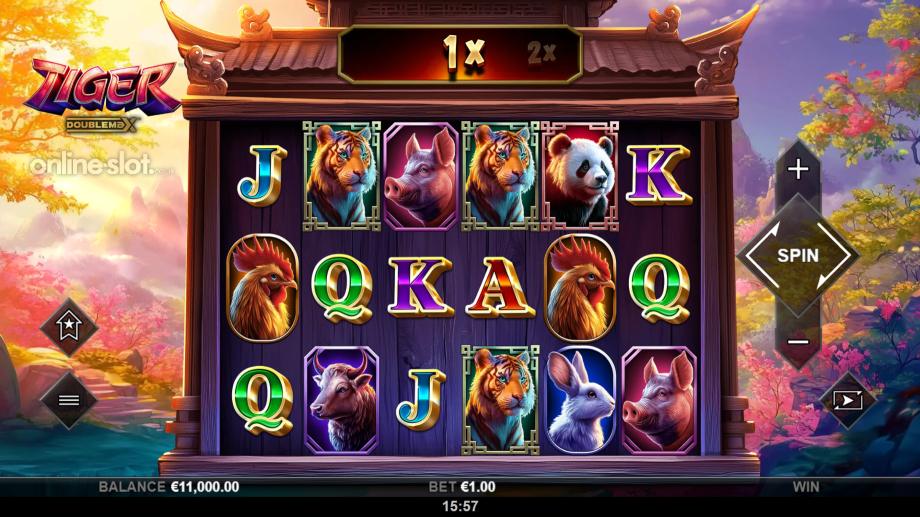 tiger doublemax slot base game