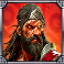 vikings go to olympus bearded viking in red symbol