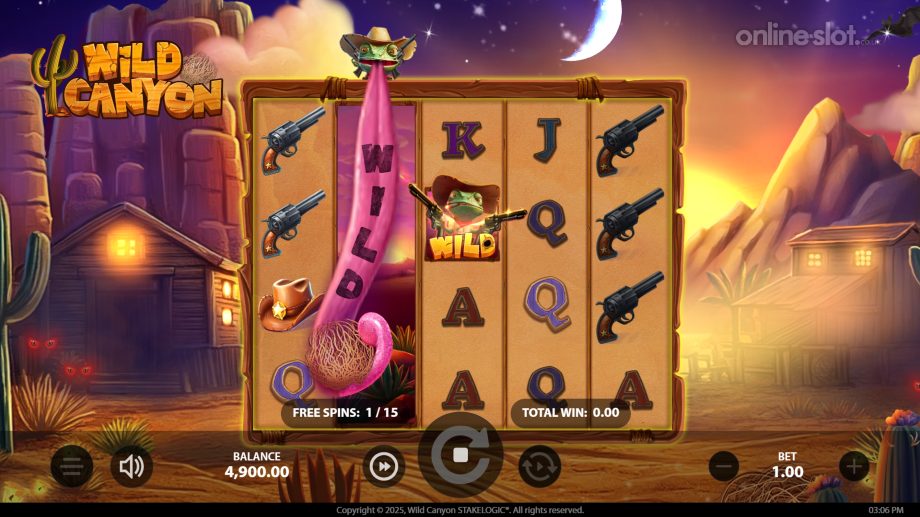 wild canyon slot free spins