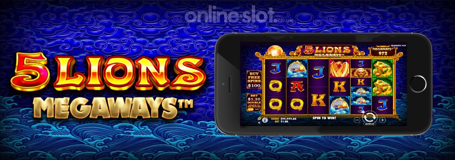 5 lions megaways mobile slot