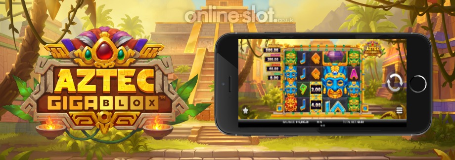 aztec gigablox mobile slot