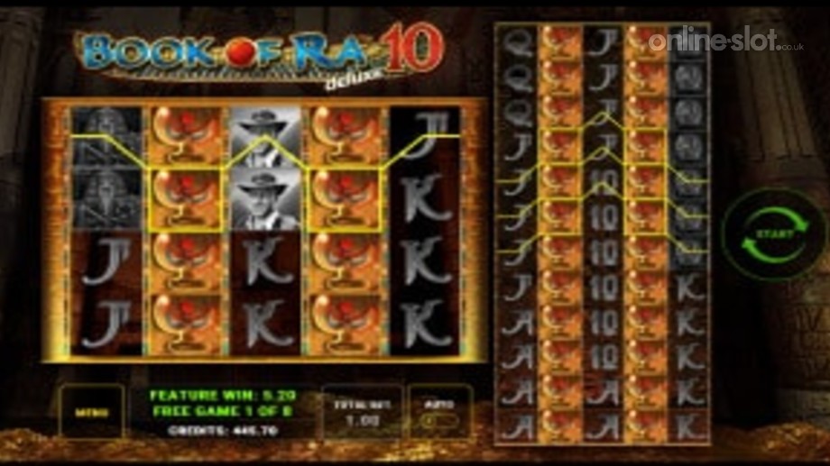 book of ra deluxe 10 slot free spins