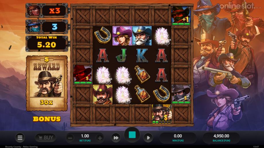 bounty county slot free spins