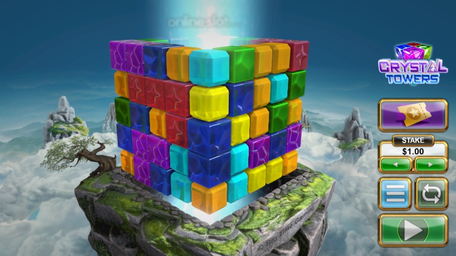 crystal towers slot base game