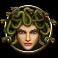 divine fortune black slot medusa symbol