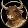 divine fortune black slot minotaur symbol