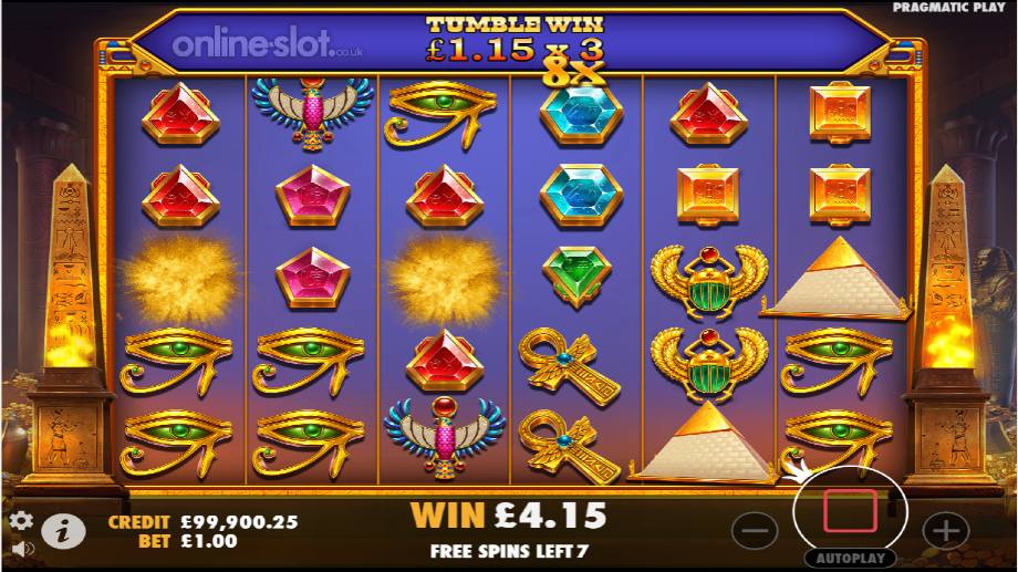 egypt bonanza slot free spins