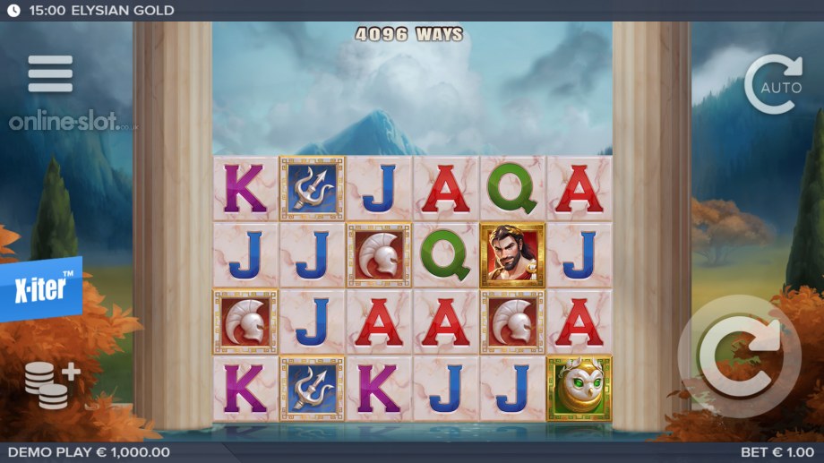 elysian gold slot base game