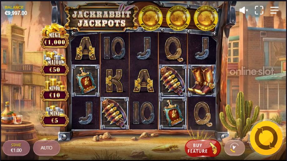 jackrabbit jackpots slot base game