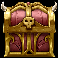 kill em all red and gold chest symbol
