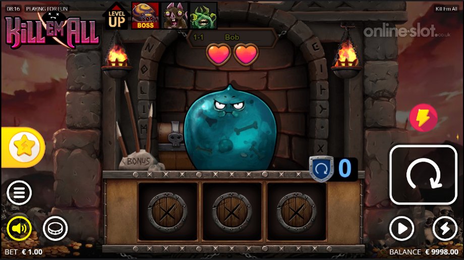 kill em all slot base game