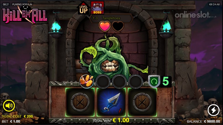 kill em all slot free spins