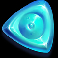 king of sweets blue candy symbol