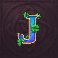lucky lady leprechaun letter j symbol