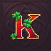 lucky lady leprechaun letter k symbol