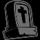 pray for three slot gravestone symbol