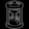 pray for three slot hourglass symbol