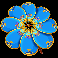 thunder drums leaping lions flower symbol