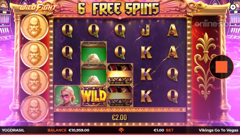 vikings go to vegas wild fight slot free spins