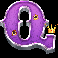 wild west gold blazing bounty letter q symbol