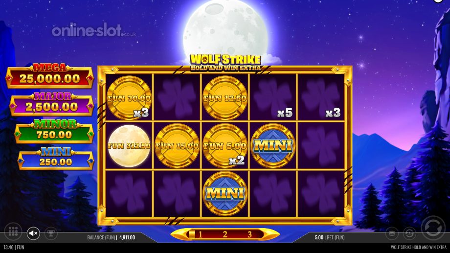 wolf strike hold n win extra slot free spins