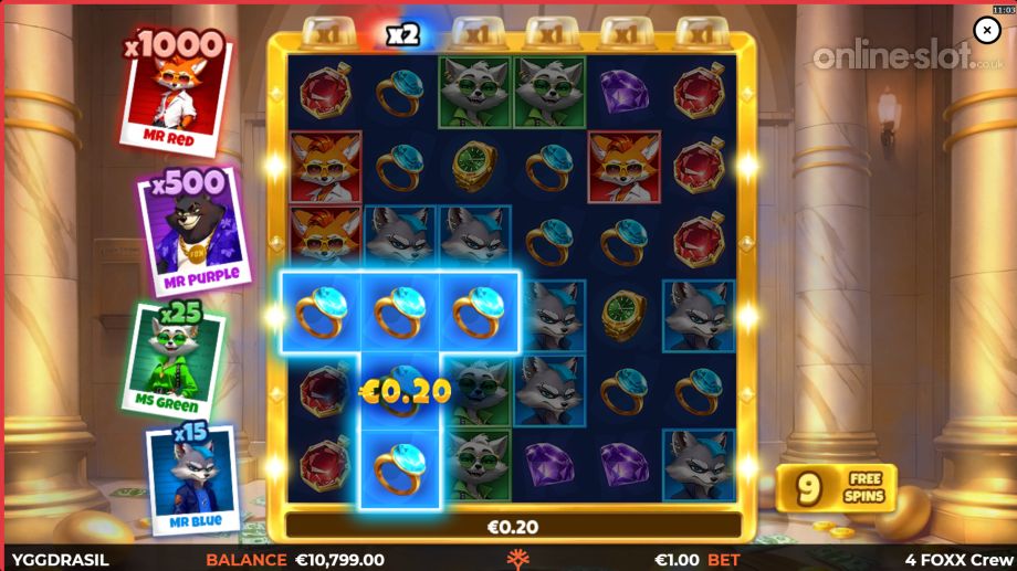 4 foxx crew wildenergy multimax slot free spins