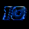 8k ultra gold ultimate number ten symbol