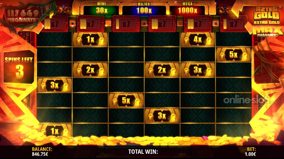 aztec gold extra gold megaways slot free spins