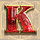 big bucks deluxe tapcards letter k symbol