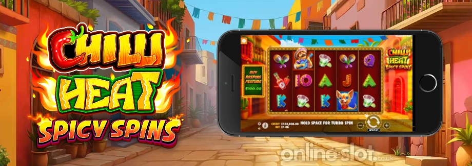 chilli heat spicy spins mobile slot