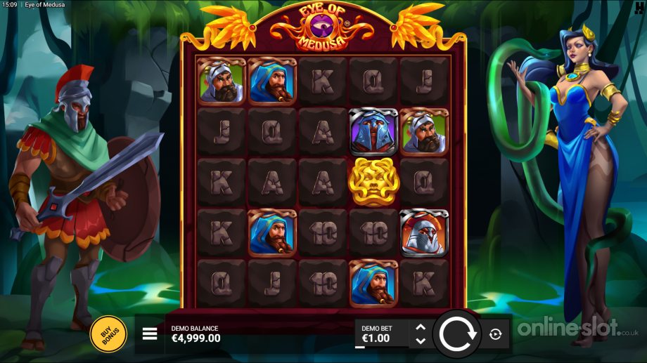 eye of medusa slot base game