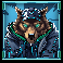 fang city blue wolf symbol