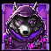 fang city purple wolf symbol