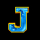 fruit coins hold and win letter j symbol