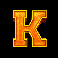 fruit coins hold and win letter k symbol