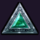 gem fire fortune slot green triangle gem symbol