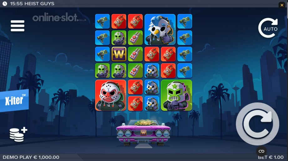heist guys slot base game