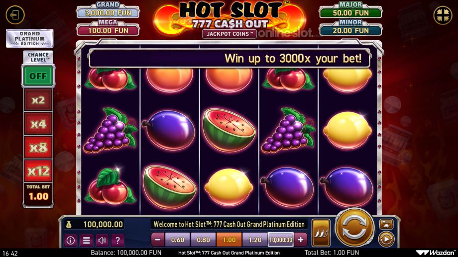 hot slot 777 cash out grand platinum edition slot base game