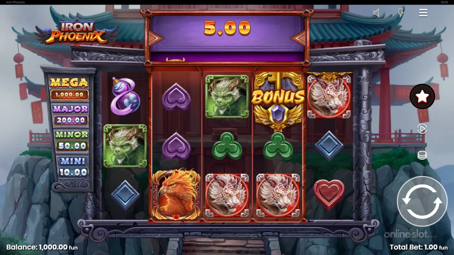 iron phoenix slot base game