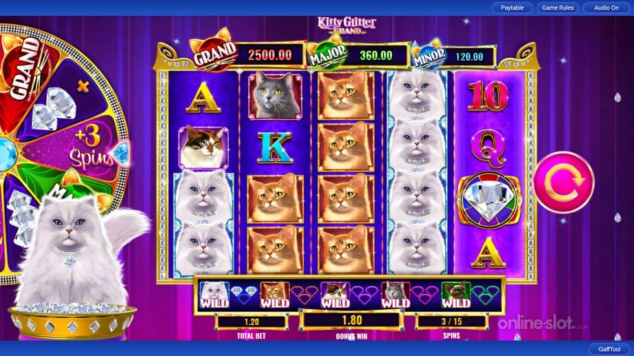 kitty glitter grand slot free spins