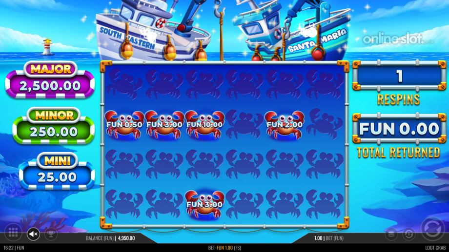 loot crab slot free spins