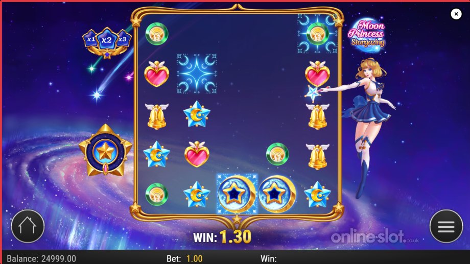 moon princess stargazing slot base game