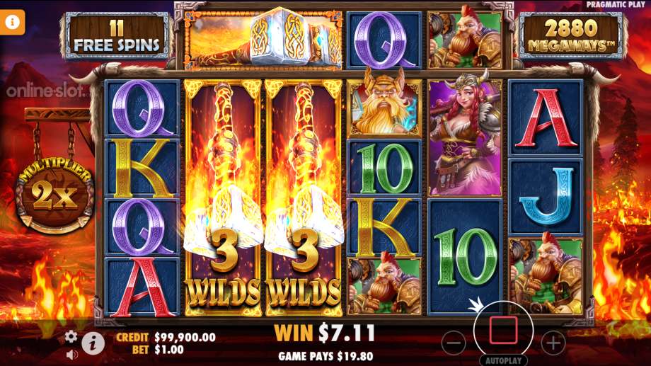power of thor megaways slot free spins