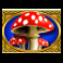 rainbow riches drops of gold slot mushroom symbol