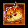 rex stampede orange dino symbol