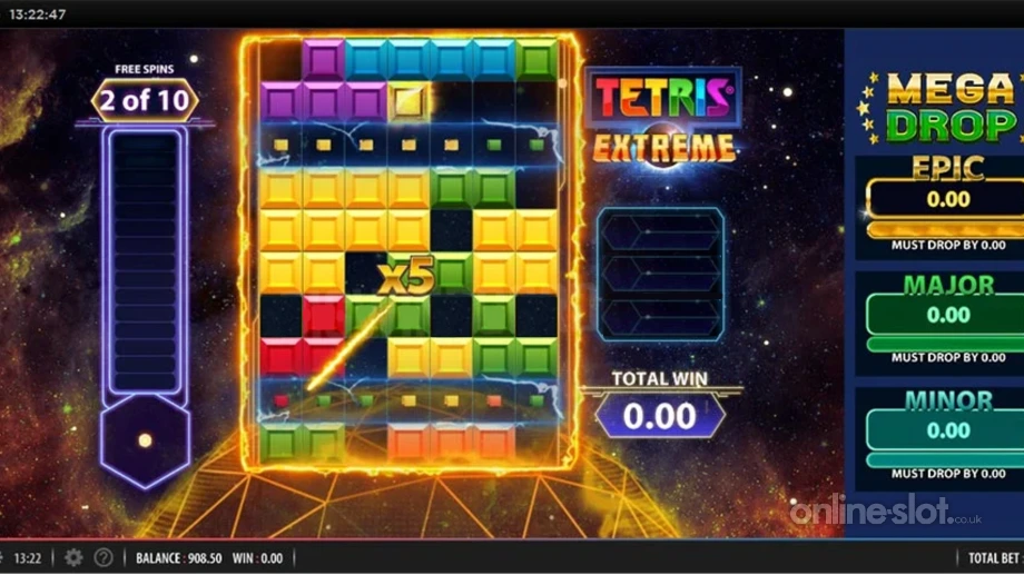tetris extreme slot free spins